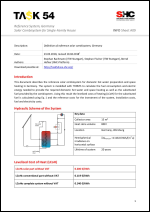 INFO Sheet A09: Reference System, Germany Solar Combisystem for single-family house